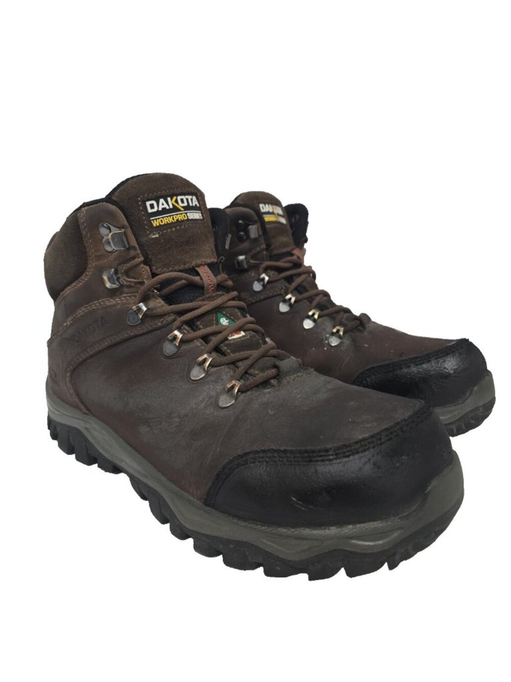Dakota Men's 2122 6" Steel Toe Waterproof Hiking Work Boot Brown Size 10.5M